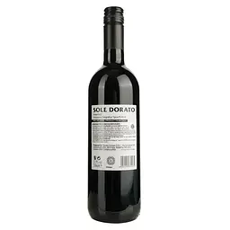 Упаковка вина Sole Dorato Primitivo IGP червоне сухе 1.5 л (0.75 л x 2 шт.) - мініатюра 3