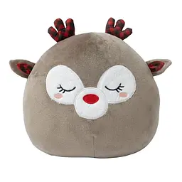 Подушка декоративна Ardesto Christmas Deer cірий 35 см (ART1032MD)