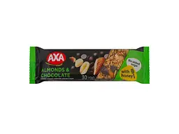 Батончик AХА 30г з мигдалем, шоколадом, злаками та медом