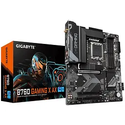 Материнська плата Gigabyte B760 GAMING X AX (B760 GAMING X AX) (Socket 1700, Intel B760, ATX) Б/в - мініатюра 4