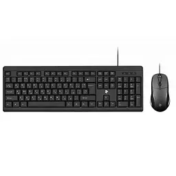 Комплект (Клавіатура та миша) 2E MK401 USB (2E-MK401UB) Black (2E-MK401UB_UA) - мініатюра 9