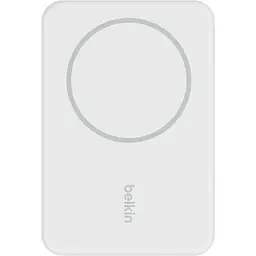 Belkin Акумулятор портативний літій-іонний Power Bank 5000мА·год, MagSafe Wireless, білий