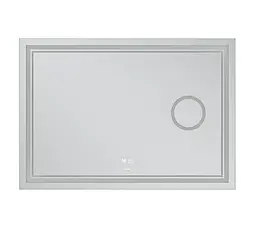 Дзеркало Mixxus Premium QUADRO MR20-120x80 (LED Touch, Anti-fog, лінза) (MP6624) - мініатюра 4