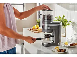 Кавомолка KitchenAid Artisan 5KCG8433EMS срібний медальйон - мініатюра 9