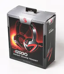 Навушники ігрові A4Tech Bloody G500 Black/Red з мікрофоном - мініатюра 6