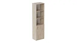 Пенал Анжело Ferrum-decor на 4 полиці з 1 дверима 1900x500x380 ДСП Дуб Сан-Марино 16 мм (FRD-104949)