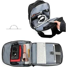 Рюкзак Tigernu T-B3655 15.6` Black [121171] - мініатюра 6