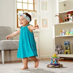 Розвиваюча іграшка Melissa&Doug Перша дерев'яна іграшка Карусель (MD13616) - мініатюра 6