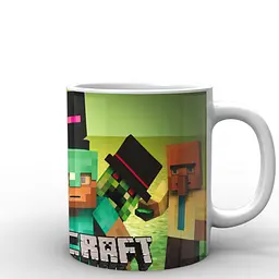 Кухоль GeekLand Minecraft Майнкрафт Стів MС.02.019 330 мл білий - мініатюра 2