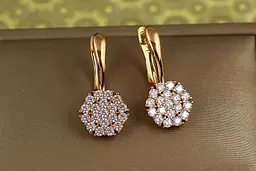 Сережки Xuping Jewelry Біоника 2,3 см золотисті - мініатюра 3