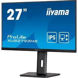 Монітор 27" Iiyama XUB2793HS-B7 FHD IPS 100Hz (XUB2793HS-B7) - мініатюра 2