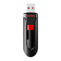 USB флеш-накопичувач SanDisk Cruzer Glide 32GB USB-A 3.0 Black/Red (SDCZ60-032G-B35) [66237]