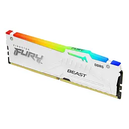Модуль пам'яті Kingston Fury DDR5 16GB 5600MHz Beast White RGB EXPO (KF556C36BWEA-16) - мініатюра 2