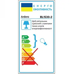 Накладний світильник Ardero BL1530-2 Neapol під лампу золото (80539) - мініатюра 3