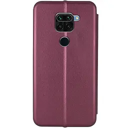Шкіряний чохол-книжка Classy для Xiaomi Redmi Note 9 / Redmi 10X Бордовий - мініатюра 2