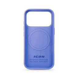 Силиконовый чехол с MagSafe для Apple iPhone 17 Pro, ICON2 MagCase, фиолетовый, противоударный, панель с мягкой подкладкой, защита всего корпуса, поддержка беспроводной зарядки, совместим с защитными стеклами и пленками, ArmorStandart (ARM87083) - мініатюра 2