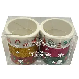 Набір декоративний скотч "Merry Christmas" Bambi XM-JD2273-1, 1,5 см x 2 м
