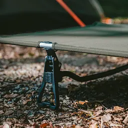 Ліжко туристичне складане Naturehike XJC08 CNK2550WS020 (поліестер + алюміній) Чорний - мініатюра 8