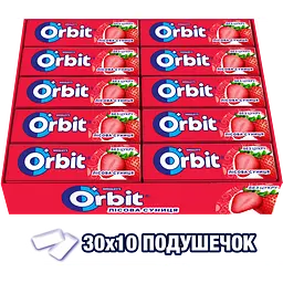 Гумка жувальна Orbit Лісова суниця, 14 г (683301) - мініатюра 6