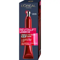 Крем для кожи вокруг глаз L’Oréal Paris Revitalift Лазер х3 Регенерирующий глубокий уход, 15 мл (A9200902)