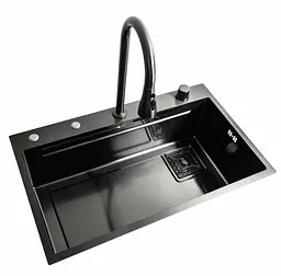 Кухонна мийка Platinum HANDMADE 75*45A (SP000039689) - мініатюра 8