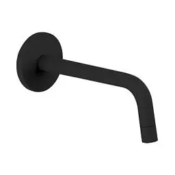Вилив для ванни Paffoni 24,5 см black matt ZBOC141NO, Чорний матовий