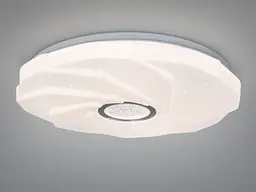 LED люстра Romin 34 Вт біла хром до 6 м² без пульта - мініатюра 2
