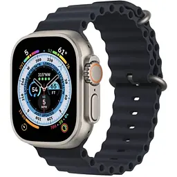 Розумний годинник IWO Ultra series 8 Silver/Black Midnight Ocean (IW000US8SBMO2) - мініатюра 2