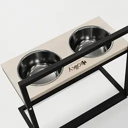 Hollky Flex L — регульовані миски на підставці для великих собак (2 × 1.8 л) - мініатюра 8