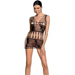 Бодістокінг - міні-сукня з метеликами Passion BS090 black One size