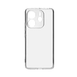 Прозрачный чехол для Xiaomi Redmi Note 14 4G с защитой камеры, тонкий, силиконовый, бесцветный, ударопрочный, противоударный бампер с закрытой камерой, ArmorStandart (ARM79711)
