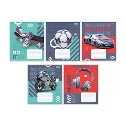 Зошит 1 вересня 1В No limits 48 аркушів лінія (767384), в асортименті