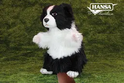М'яка іграшка на руку Hansa Бордер-колі серія Puppet висота 30 см (83492) - мініатюра 2