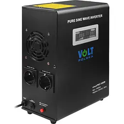 Гібридний ДБЖ/інвертор Volt Polska SINUS PRO 1000W 12/230V 700/1000W (3SP100012W) - мініатюра 2