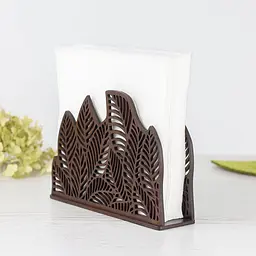 Дерев'яна серветниця VANZA LEAF stand S palisander - мініатюра 7