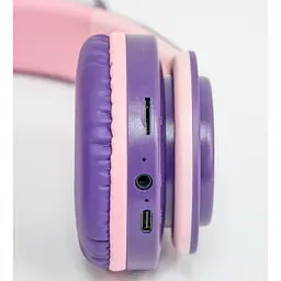 Бездротові дитячі навушники CAT EAR YW-018 з котячими вушками з підсвічуванням - мініатюра 3