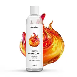 Лубрикант на водній основі Satisfyer Juicy Lubricant Warm Wave water based 300 мл - мініатюра 2