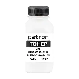 Тонер XER C230/C310/C410, 125 г, Black Patron (PN-XC230-B-125)
