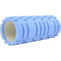 Масажний ролик TECOFIT Foam roller 33x14 см Блакитний (TOP18013781)