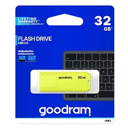 Флеш-накопичувач GoodRam USB 32GB UME2 Yellow (UME2-0320Y0R11) - мініатюра 2