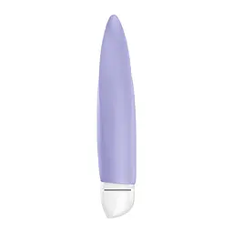 Вібратор з пелюстками Fun Factory VOLITA purple, компактний, дуже тихий, на батарейках - мініатюра 2