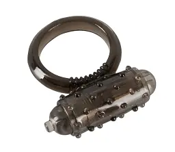 Віброкільце You2Toys Vibro Ring 3 см чорний - мініатюра 3