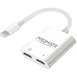 Адаптер Lightning to Lightning 12W + Lightning audio Promate (medialink-i2i)