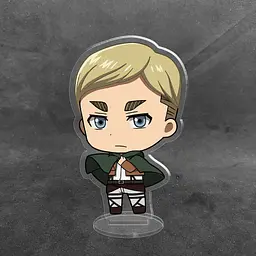 Акрилова колекційна фігурка Чібі Chibi Атака титанів Ервін Сміт 10 см - мініатюра 2