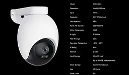 IP-камера для відеоспостереження iMiLab Security Camera EC6 - мініатюра 10