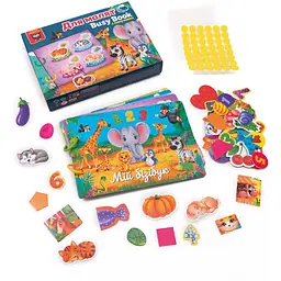 Розвиваюча гра Vladi Toys з липучками. Бізі бук. Для малят (VT1310-07) - мініатюра 2