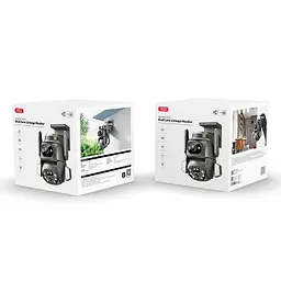 IP-камера зовнішня XO CR04 Robot Dual Outdoor Dome Camera 2.4G - мініатюра 5
