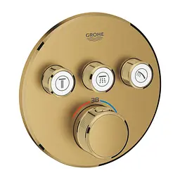 Термостат для вбудовуваного монтажу на 3 виходи Grohe Grohtherm SmartControl 29121GN0, Золотий