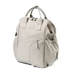Рюкзак для мами Babyono Modern Style бежевий з матрасиком для пеленання 40x27x19 см (1649/02)
