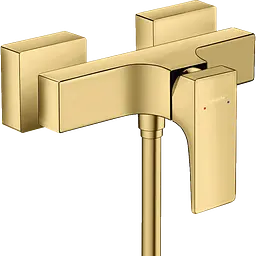 Змішувач Hansgrohe Metropol для душу Polished Gold Optic 32560990 Золотий